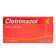 CLOTRIMAZOL 100 MILIGRAMOS X 6 OVULOS