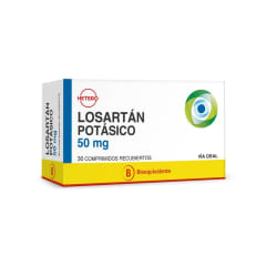LOSARTAN 50 MILIGRAMOS X 3O COMPRIMIDOS