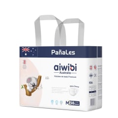 PAÑALES AIWIBI TALLA M X 30 UNIDADES