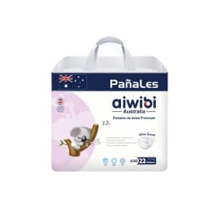 PAÑALES AIWIBI TALLA XXG X 22 UNIDADES