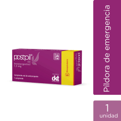 POSTPIL 1.5 MILIGRAMOS X 1 COMPRIMIDOS