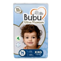 BUBU PAÑAL ULTRA PREMIUM XXG X 14 UNIDADES