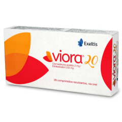 VIORA 20  X 28 COMPRIMIDOS BIOEQUIVALENTE