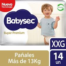 BABYSEC SUPER PREMIUM XXG PAÑAL X 14