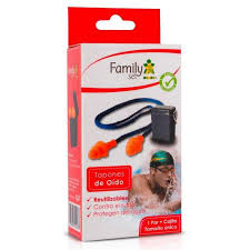 TAPONES DE OIDOS REUTILIZABLES + CAJA X 1