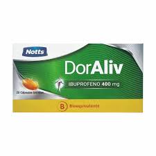 DORALIV 400 MILIGRAMOS X 10 CAPSULAS