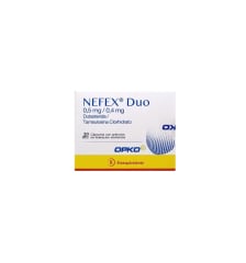 NEFEX DUO CAPSULAS 0,5/0,4 MILIGRAMOS X 30 COMPRIMIDOS BIOEQUIVALENTE