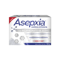 ASEPXIA JABON BICARBONATO DE SODIO X 100 GRAMOS