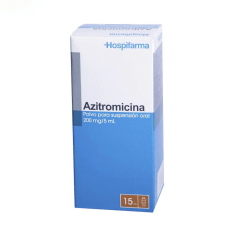 AZITROMICINA 200 MILIGRAMOS/5 MILILITROS X 15 MILILITROS