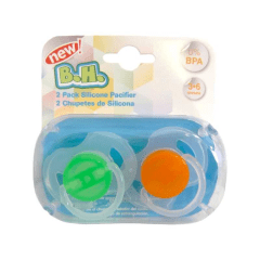CHUPETE ENTRETENCION ODONTOLOGICO SILICONA 3-6 M X 2 UNIDADES