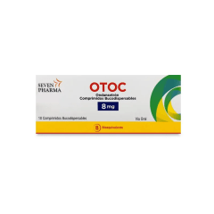 OTOC 8 MILIGRAMOS X 10 COMPRIMIDOS