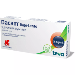 DACAM RAPILENTO  SOLUCION INYECTABLE 3 MILIGRAMOS X 1 JERINGA
