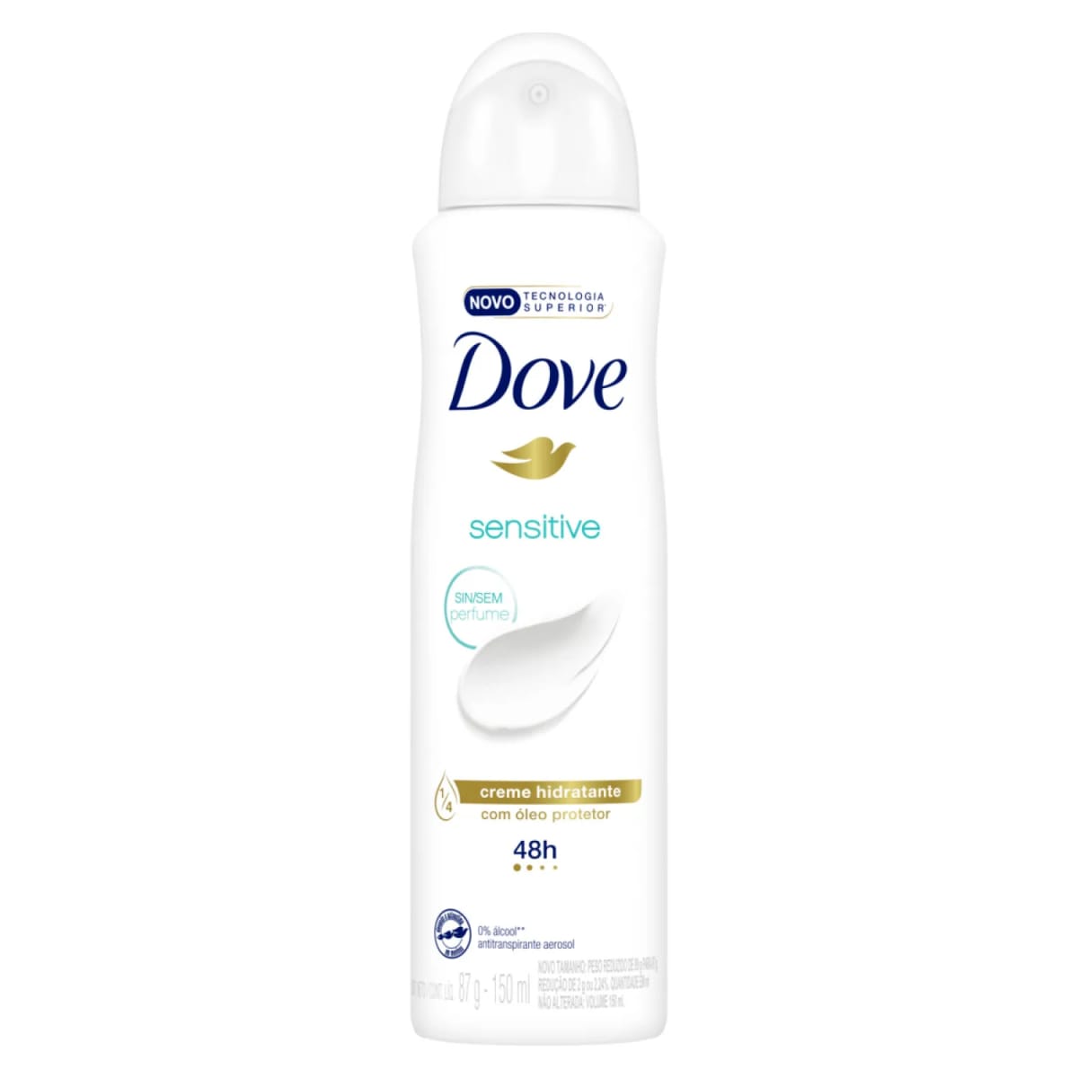DOVE DESODORANTE SPRAY SENSITIVE SIN PERFUME VITAMINA E X 150 MILILITROS1