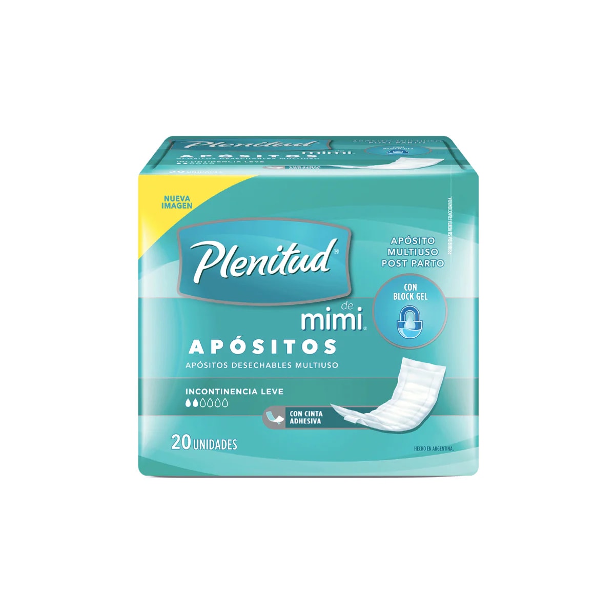 APOSITO PLENITUD MIMI SIN ALOE VERA X 20 UNIDADES1