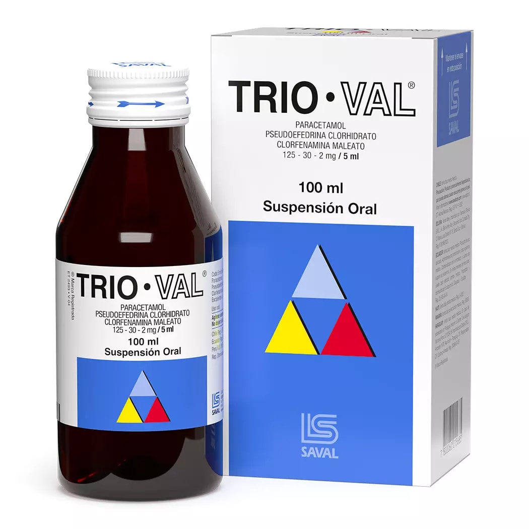 TRIO VAL SUSPENSION ORAL X 100 MILILITROS1