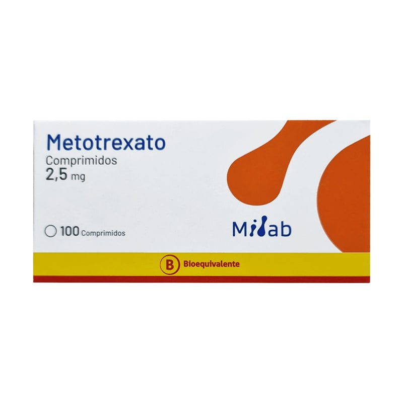 METOTREXATO 2,5 MILIGRAMOS X 100 COMPRIMIDOS1