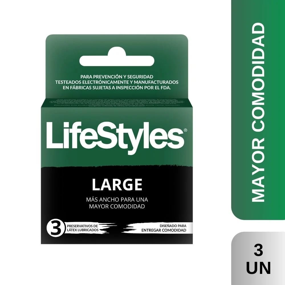 PRESERVATIVOS LIFESTYLES LARGE X 3 UNIDADES1