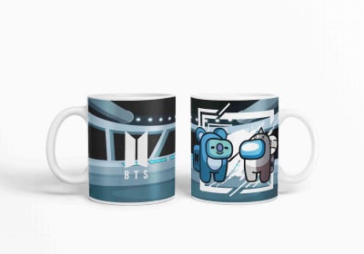 Taza Among Us BTS D8 (320ml)1