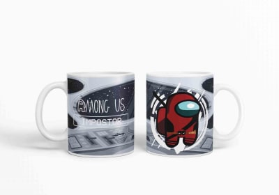 Taza Among Us Deadpool D10 (320ml)1