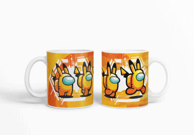 Taza Among Us Pikachu D2 (320ml)1