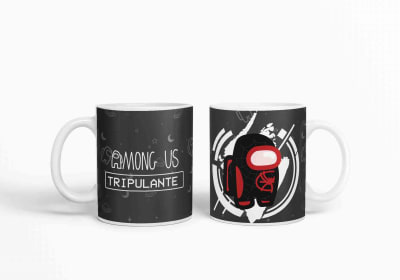 Taza Among Us Spiderman D6 (320ml)1