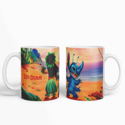Taza Lilo y Stitch D5 (320ml)1
