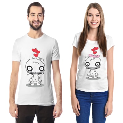 2 Poleras San Valentín D131