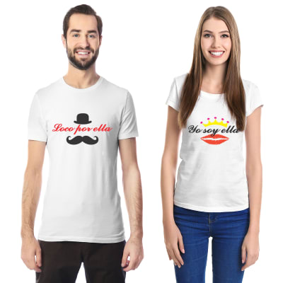 2 Poleras San Valentín D71