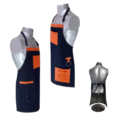 Pechera Parrillera Naranja1