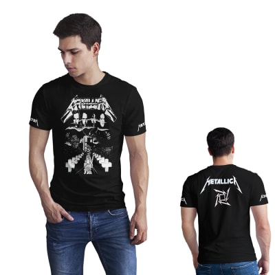 Polera Metalera Metallica D21