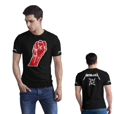 Polera Metalera Metallica D61