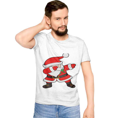 Polera Blanca Navideña D11