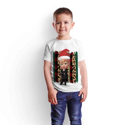 Polera Blanca Navideña 141