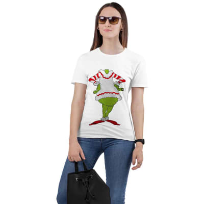 Polera Blanca Navideña D61