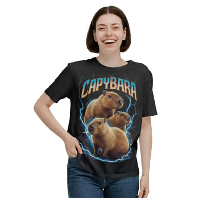 Polera Capibara Kawaii D101