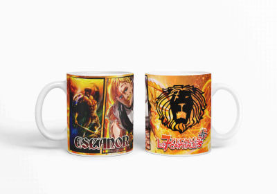 Taza los 7 Pecados Capitales-Escanor D71