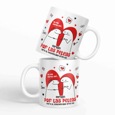 Taza Flork Perdón por las peleas - San Valentin D81