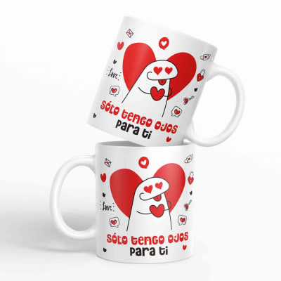 Taza Flork Solo tengo ojos para ti - San Valentin D51