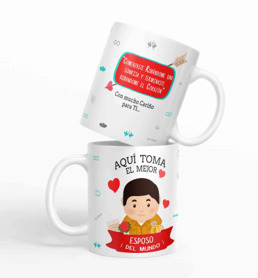 Taza aquí toma el mejor Esposo del mundo D401