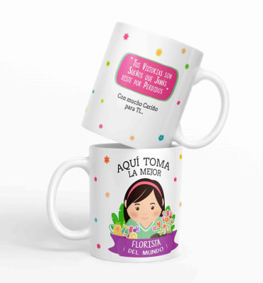 Taza aquí toma la mejor Florista del mundo D521