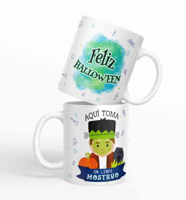 Taza aquí toma un Lindo Monstruo D721