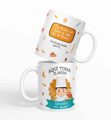 Taza aquí toma el mejor Repostero del mundo D701