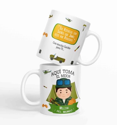 Taza aquí toma el mejor Militar del mundo D671