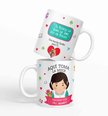 Taza aquí toma la mejor Trabajadora Social del mundo D601