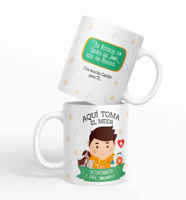 Taza aquí toma el mejor Veterinario del mundo D441