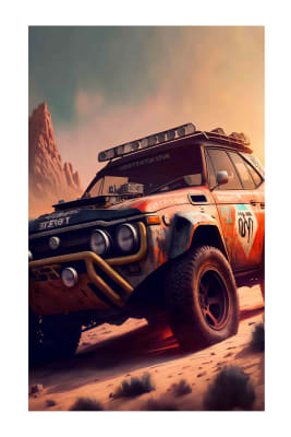 Tela Impermeable Estampada Carros D31 50cm x 70cm1