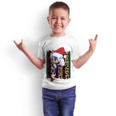 Polera Blanca Navideña 12