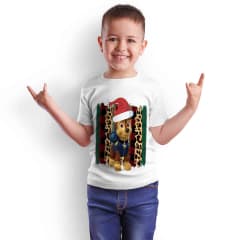 Polera Blanca Navideña 15