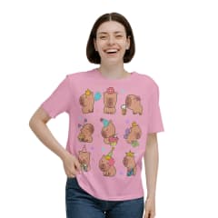 Polera Capibara Kawaii D4