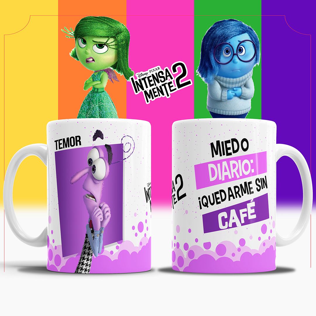 Taza Intensamente Miedo2